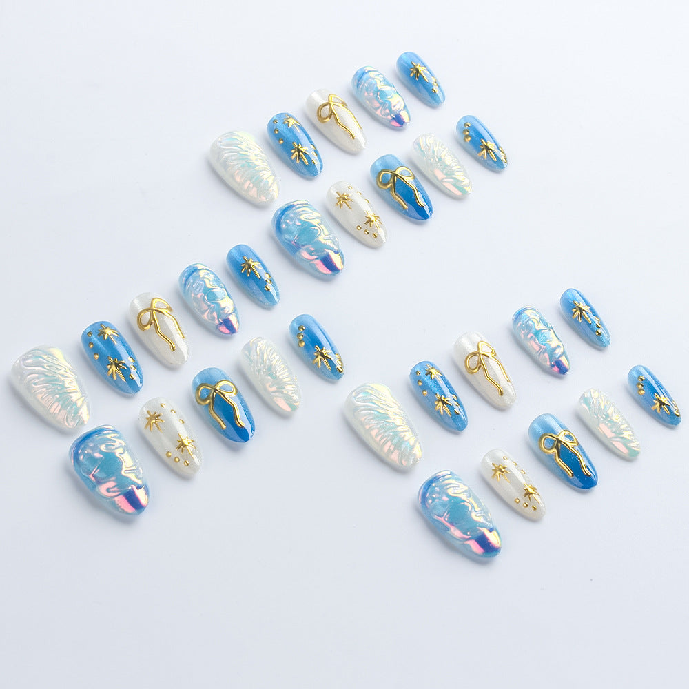 Artistic Press-On Nail Art Set Bowlift 1787542830