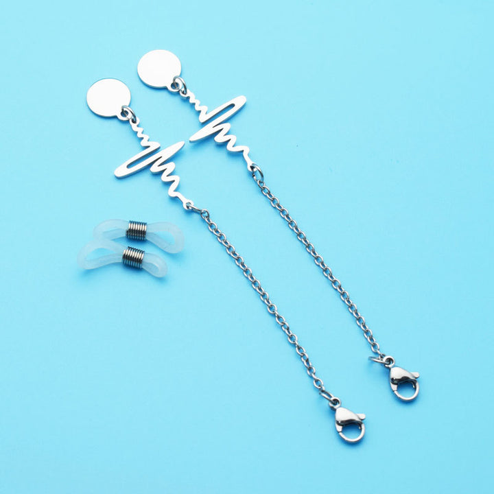 Stylish Heartbeat Design Dangle Earrings Bowlift