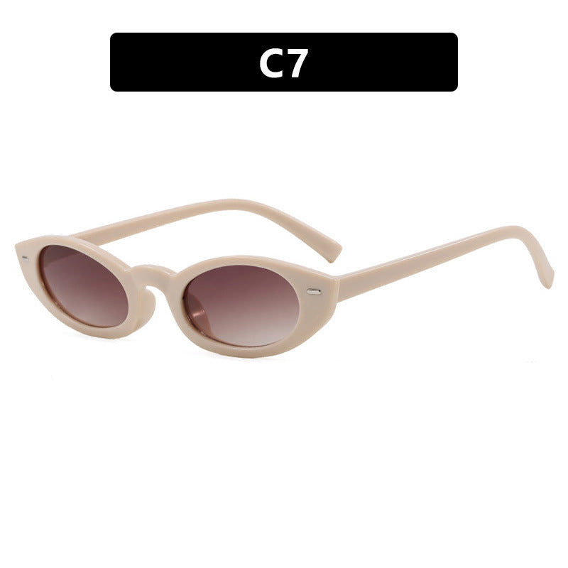 Women's Cat-Eye Sunglasses with Modern Transparent Frame Bowlift