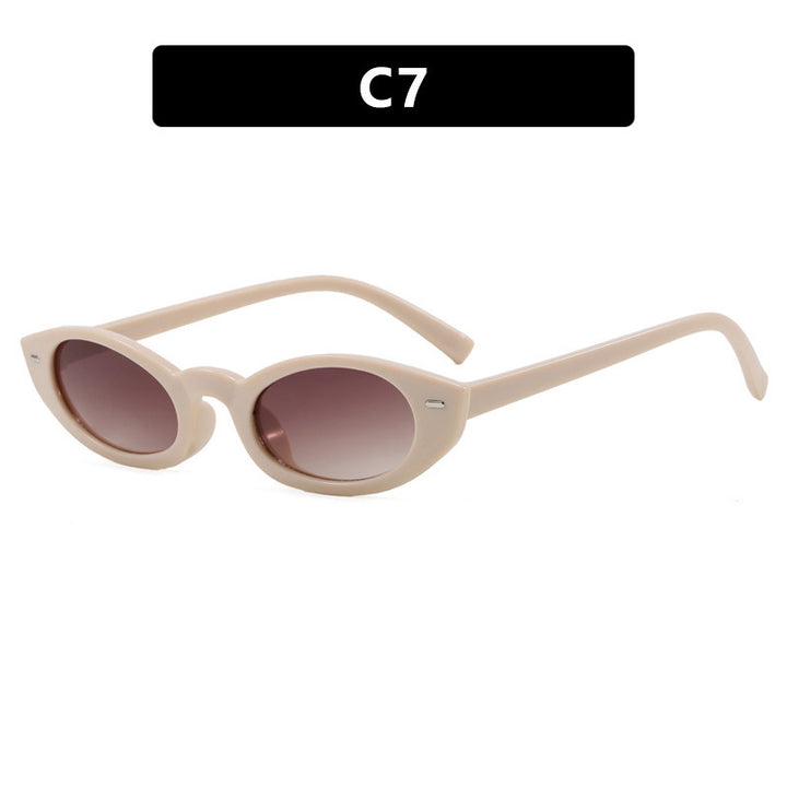Women's Cat-Eye Sunglasses with Modern Transparent Frame Bowlift