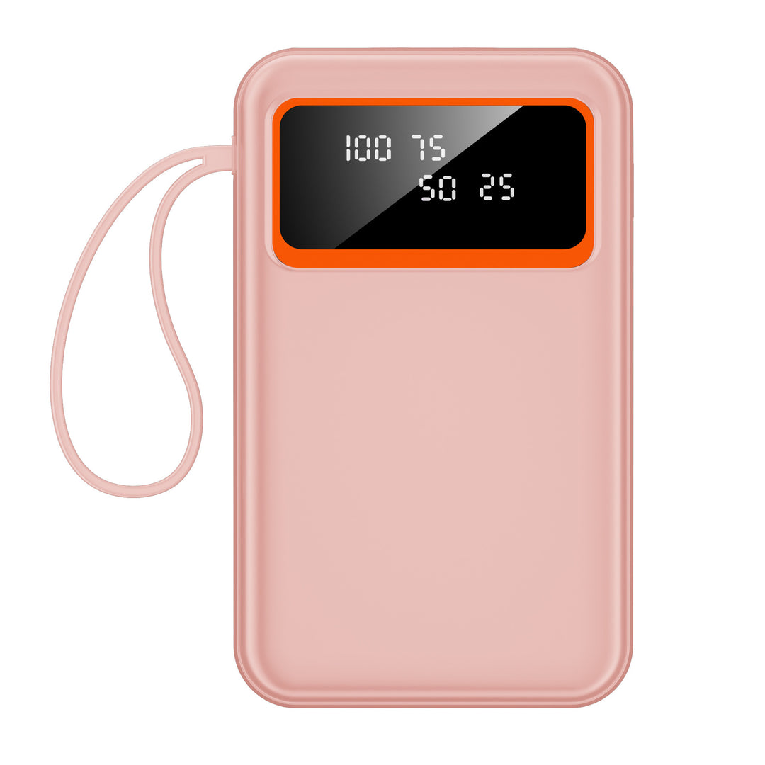 Portable power bank with digital LED display and fast charging function Bowlift