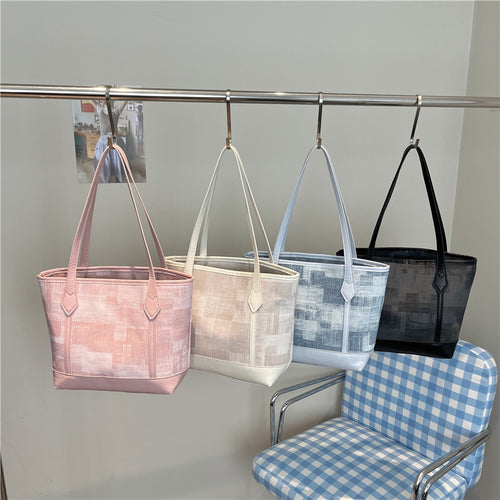 WoStylish Textured Utility Tote Bag Bowlift
