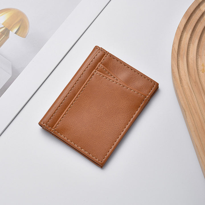 Premium Leather Slim Card Holder Bowlift