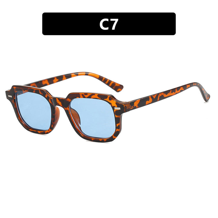 Women's square sunglasses with stylish frame structure and UV protection Bowlift