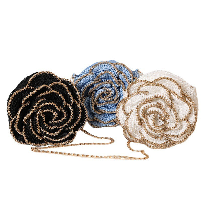 Shoulder bag in romantic rose design Bowlift