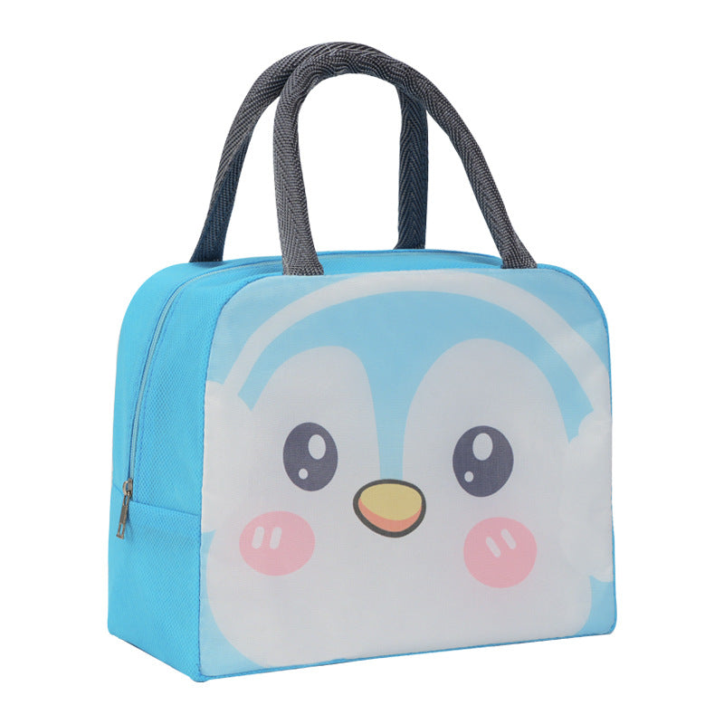 Insulated Penguin-Themed Lunch Box