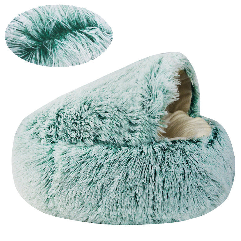 Cozy Soft  Hideaway  Dog Bed