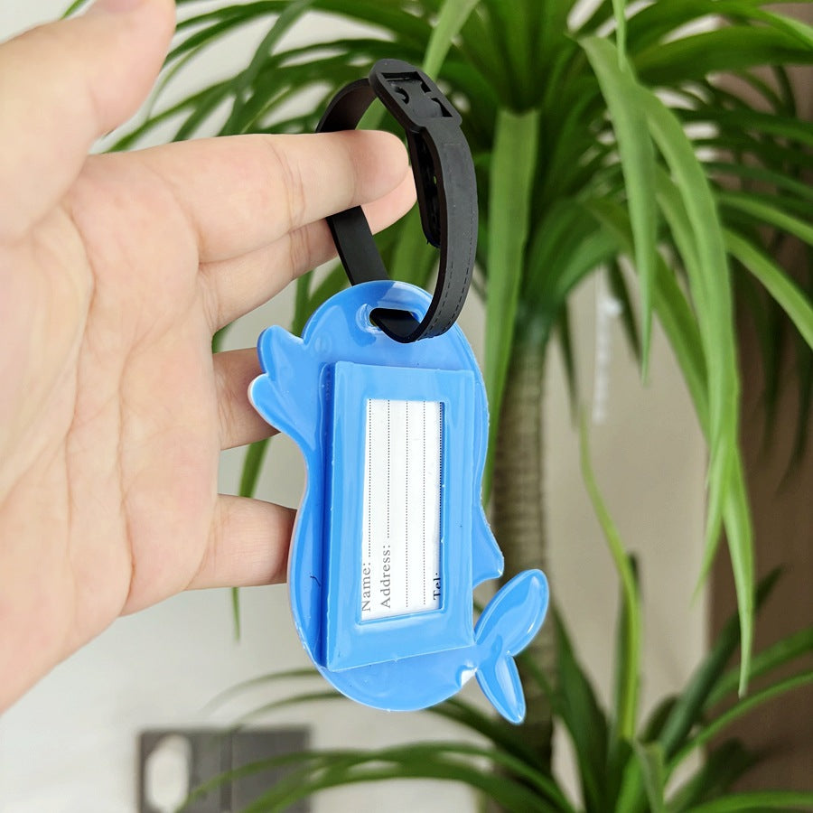 Dolphin-Shaped Luggage Tag Bowlift