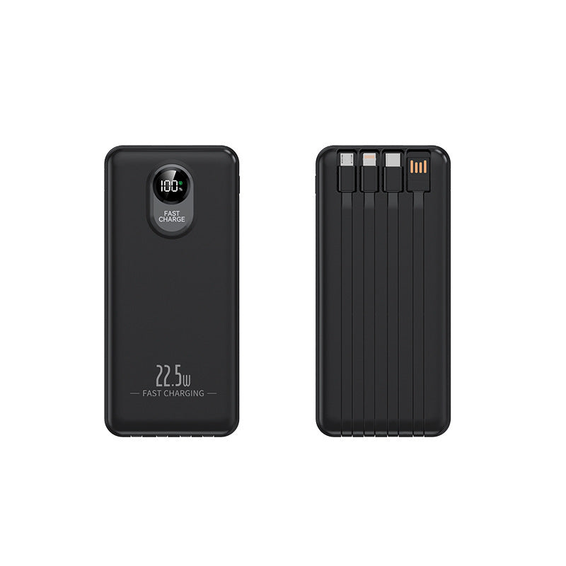 Powerful power bank with multifunctional charging port and smart LED display Bowlift