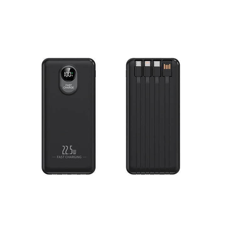 Powerful power bank with multifunctional charging port and smart LED display Bowlift