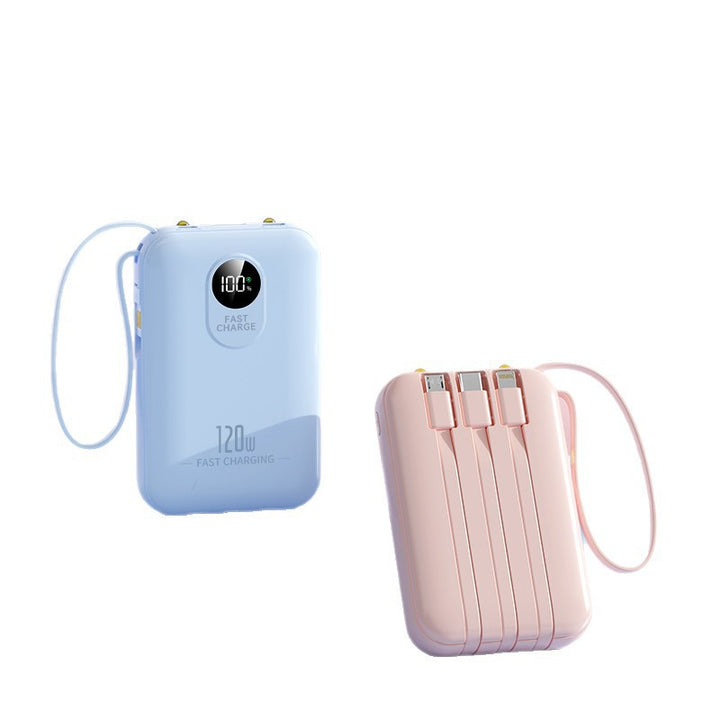 Portable power bank with multiple charging ports and digital display Bowlift