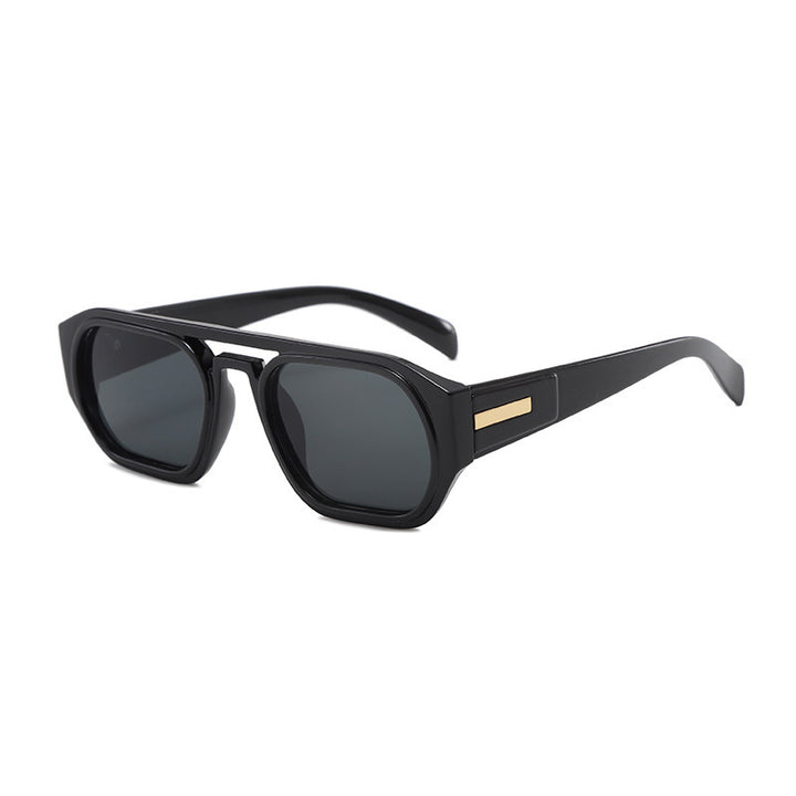 Women’s fashionable rectangular glasses with elegant metal accent Bowlift