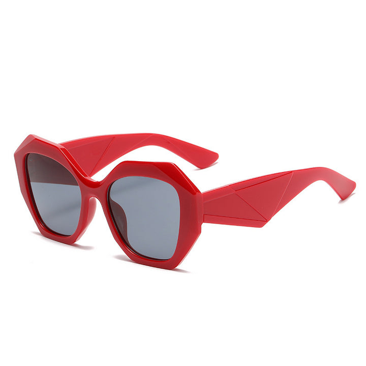 Women's extraordinary polygonal sunglasses Bowlift