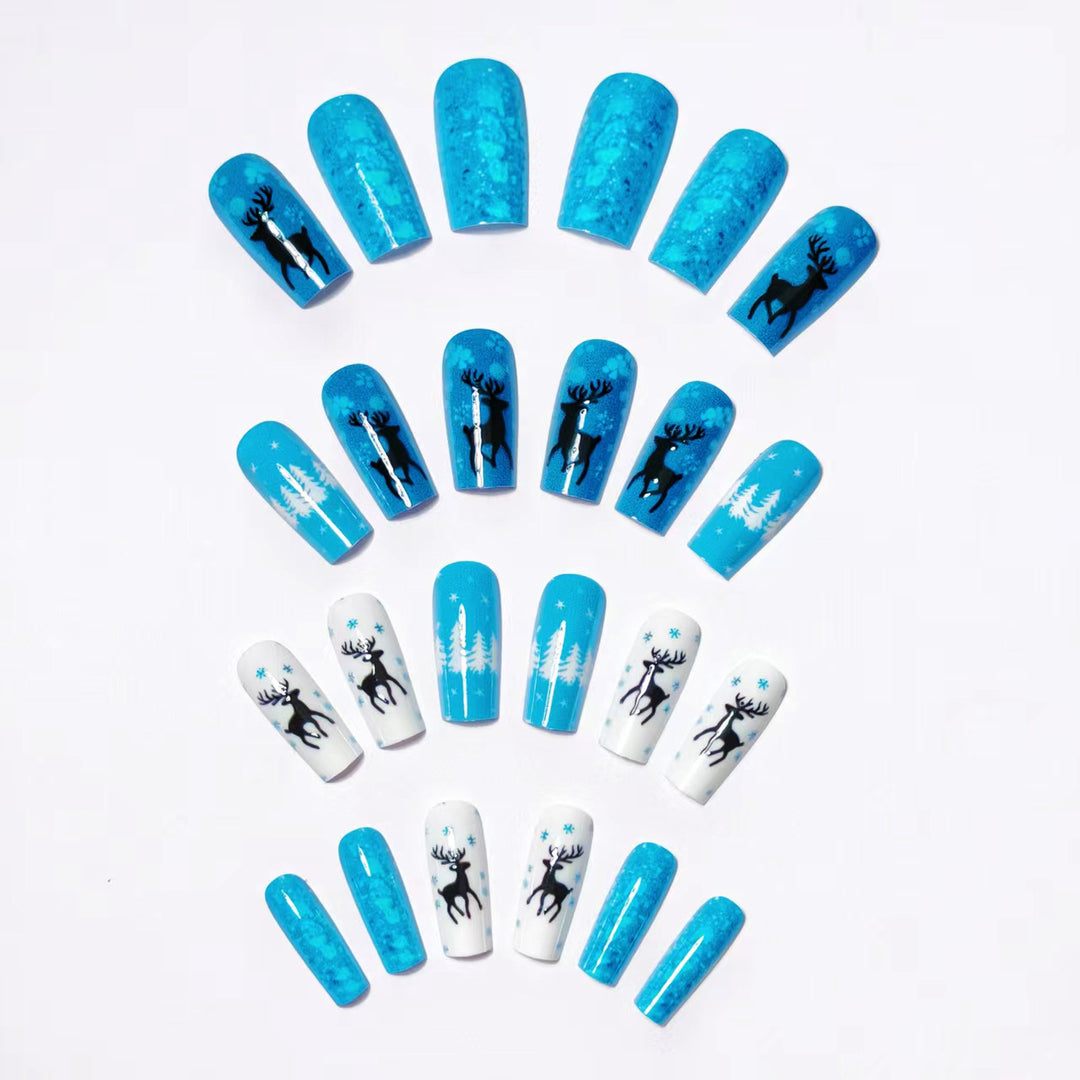 Seasonal Winter-Themed Nail Art Bowlift