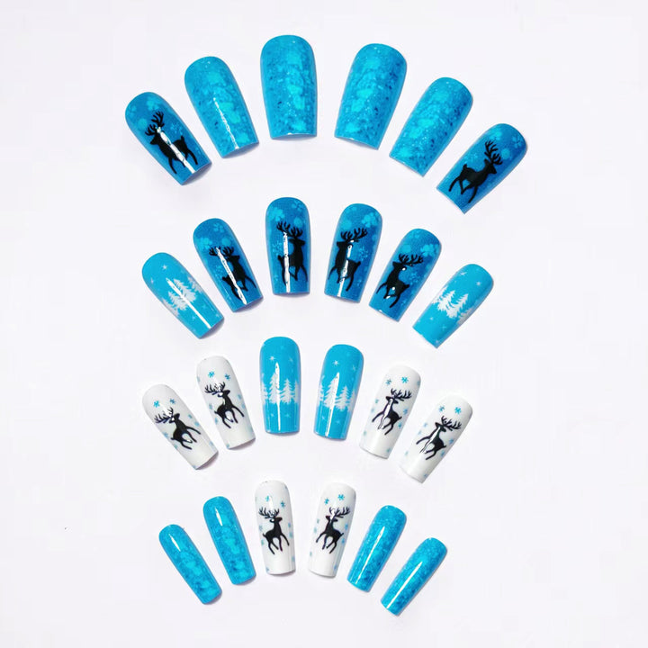 Seasonal Winter-Themed Nail Art Bowlift