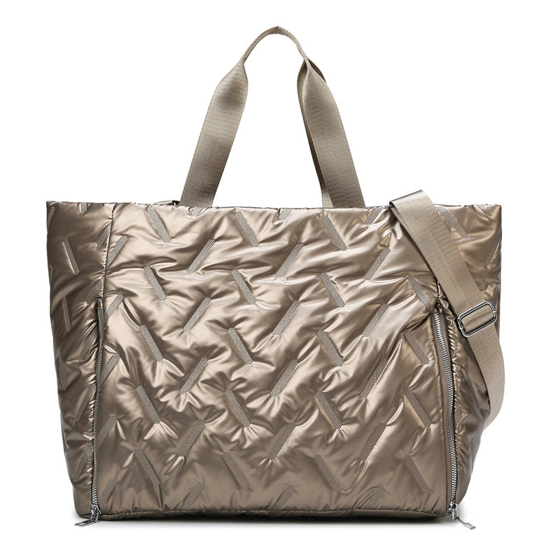 Spacious Shoulder Bag Bowlift