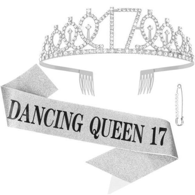 Ladies Glittering Crown with Swarovski Stones Bowlift