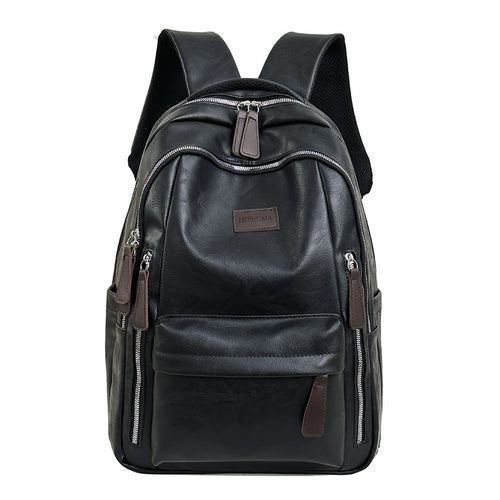 Leather Laptop Backpack