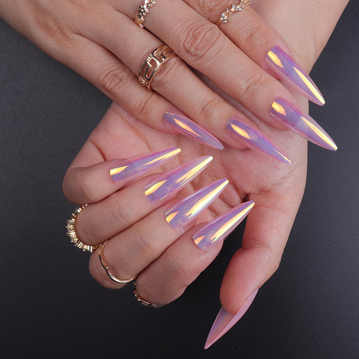 Premium Stiletto Press-On Nail Extensions Bowlift