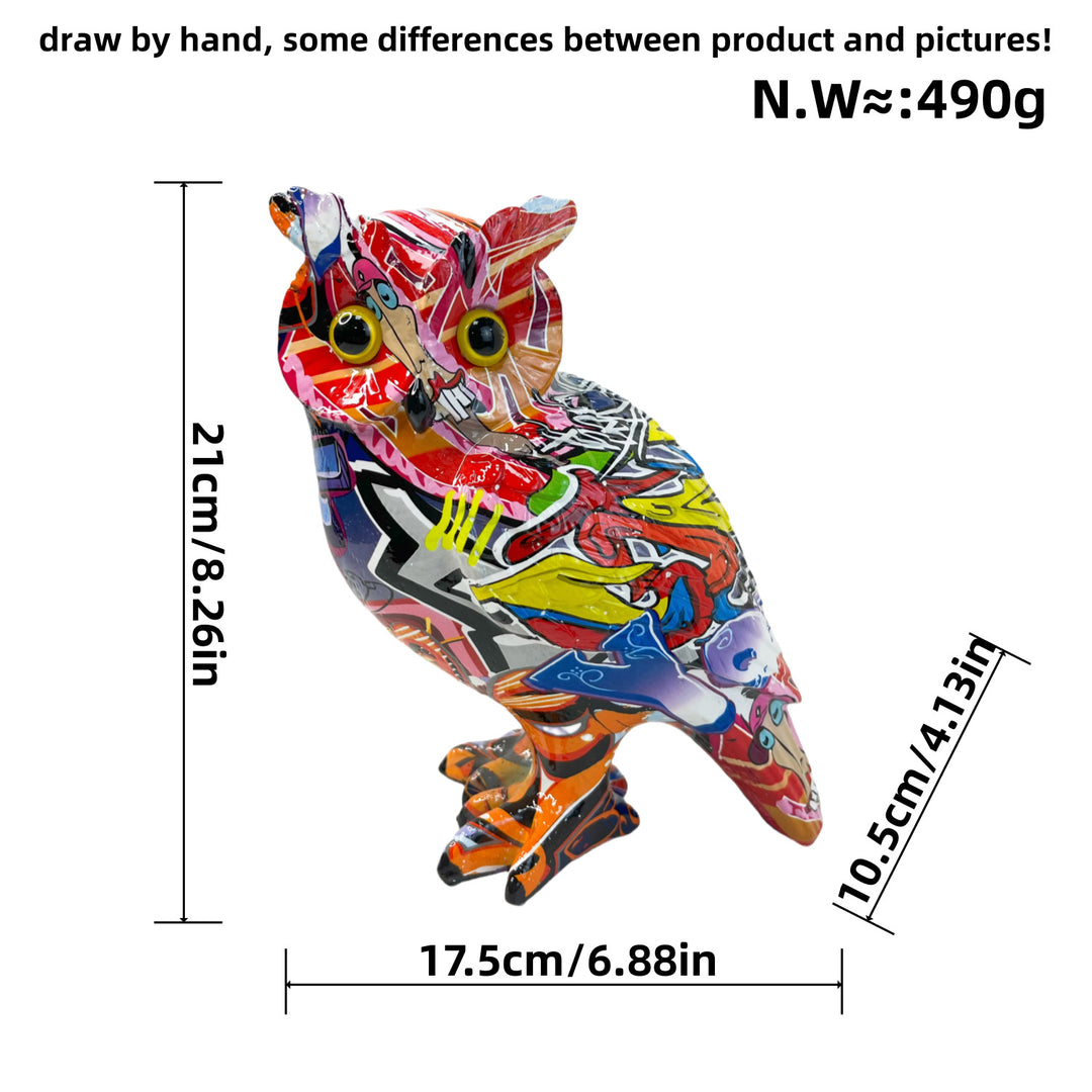 Artistic Owl Decorative Figure Bowlift