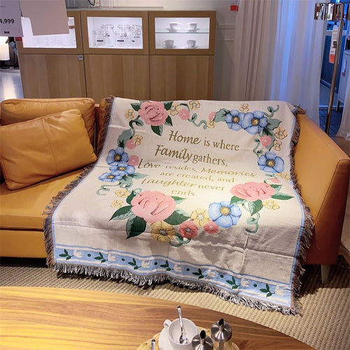 Inspirational Tapestry Blanket