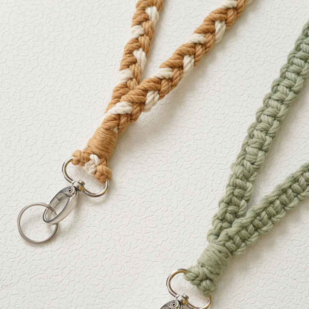 Braided Macrame Keychain Loop Bowlift