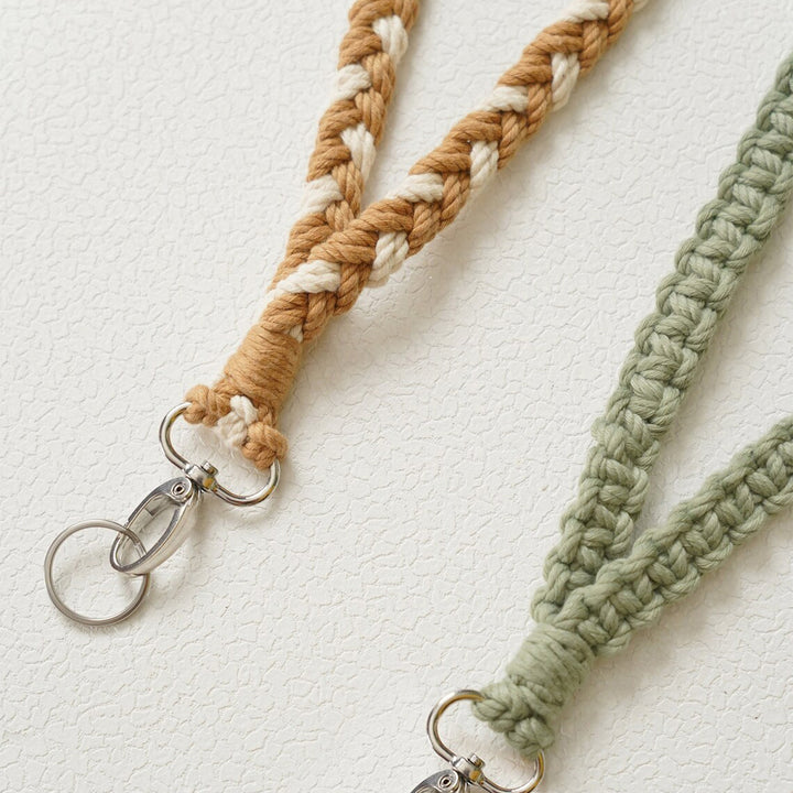 Braided Macrame Keychain Loop Bowlift