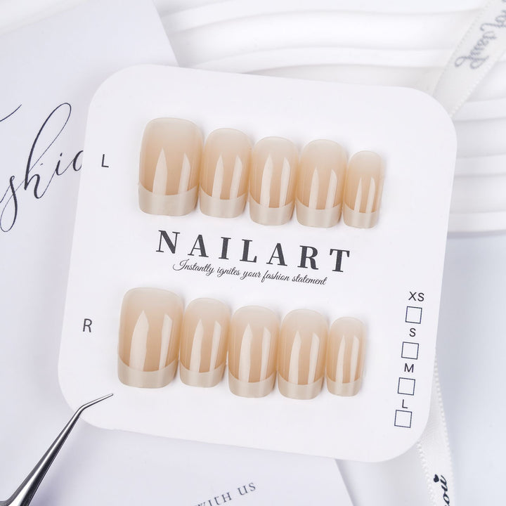 Elegant Press-On Nail Art Set with Floral and Gemstone Embellishments Bowlift