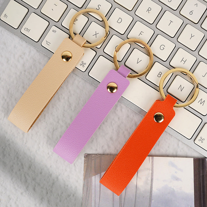 Unisex keychain made of high-quality synthetic leather with a sturdy loop Bowlift