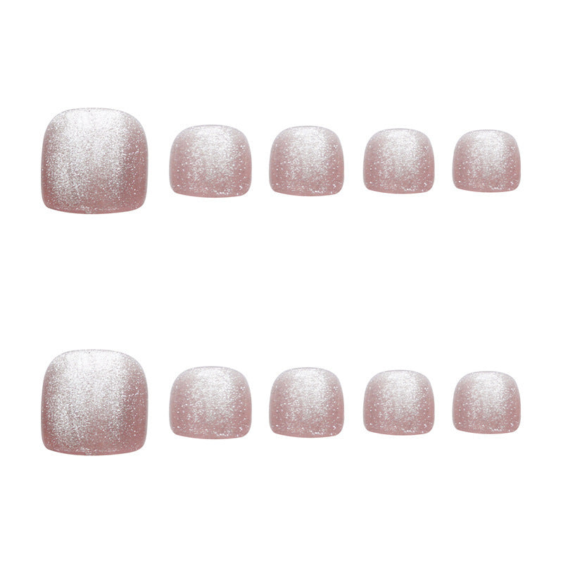 Artificial nails with glossy accents Bowlift