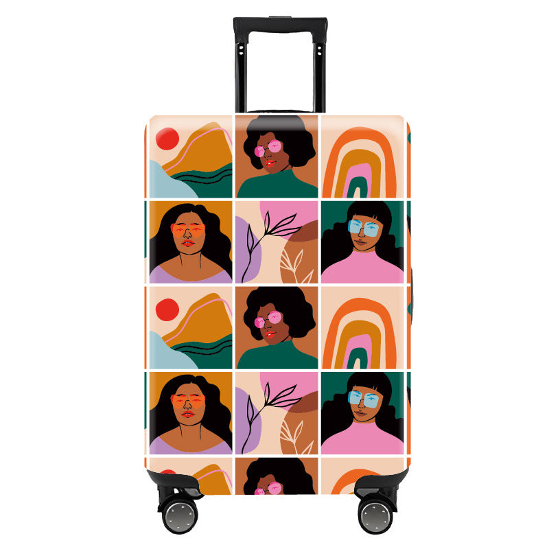 Artistic Travel Hard Shell Suitcase Bowlift