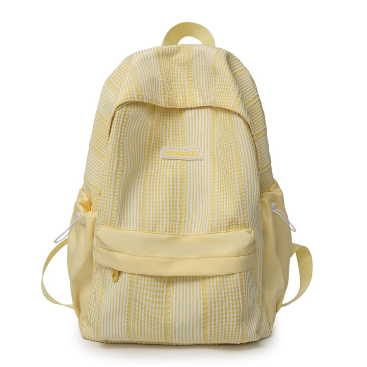Casual Striped Backpack