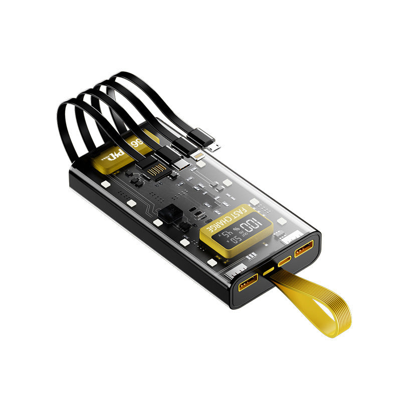 Portable power bank with powerful fast charging technology and intelligent battery level display Bowlift