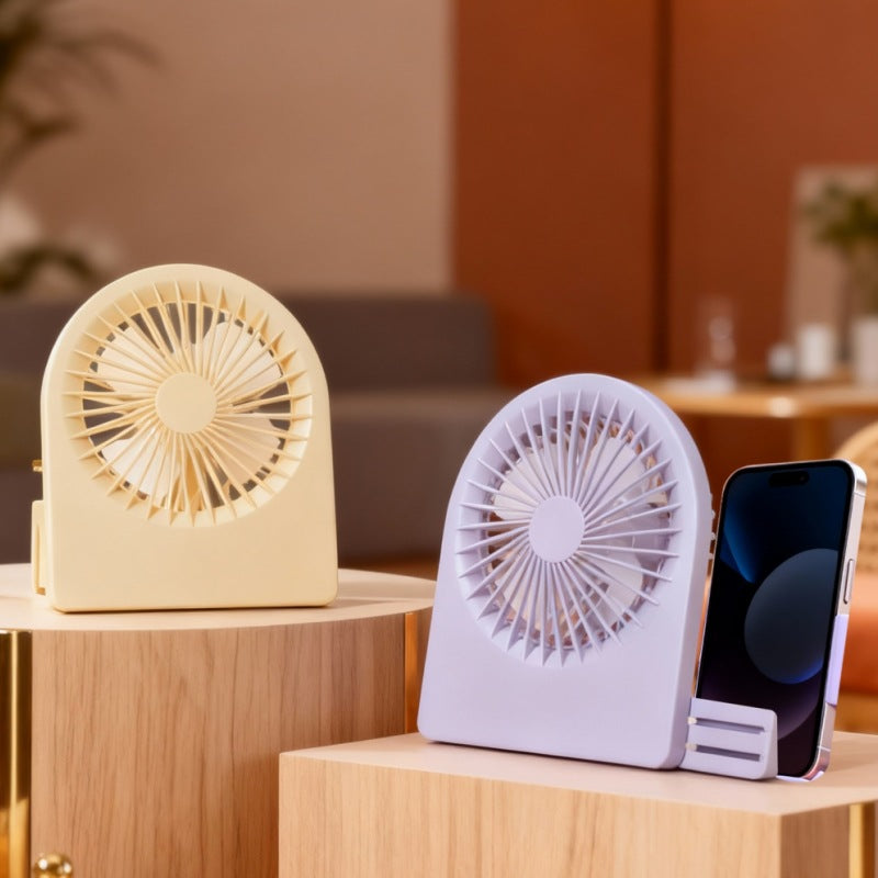 Ladies Compact Table Fan with USB Connection and Quiet Operating Modes Bowlift