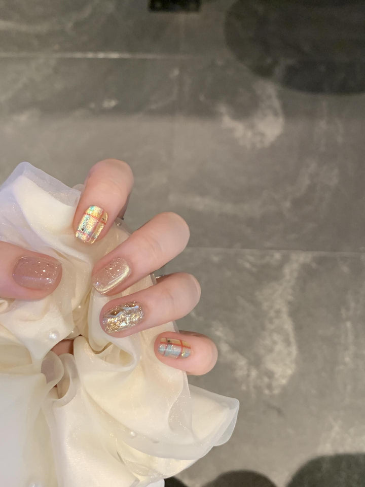 Creative Glitter Nail Tips Bowlift
