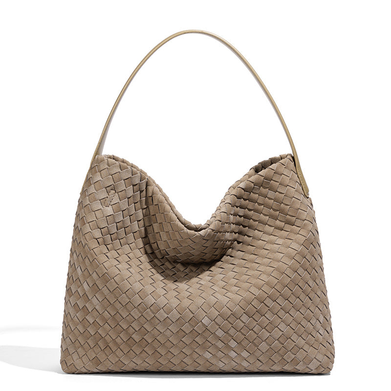 Oversized Woven Hobo Bag Bowlift