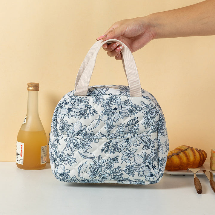 Floral Print Insulated Lunch Bag Bowlift