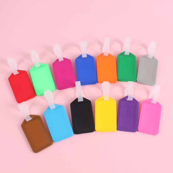 Unisex flexible silicone luggage tag Bowlift