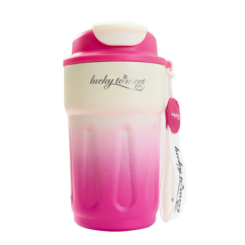 Women's insulated drinking bottle with practical flip top Bowlift