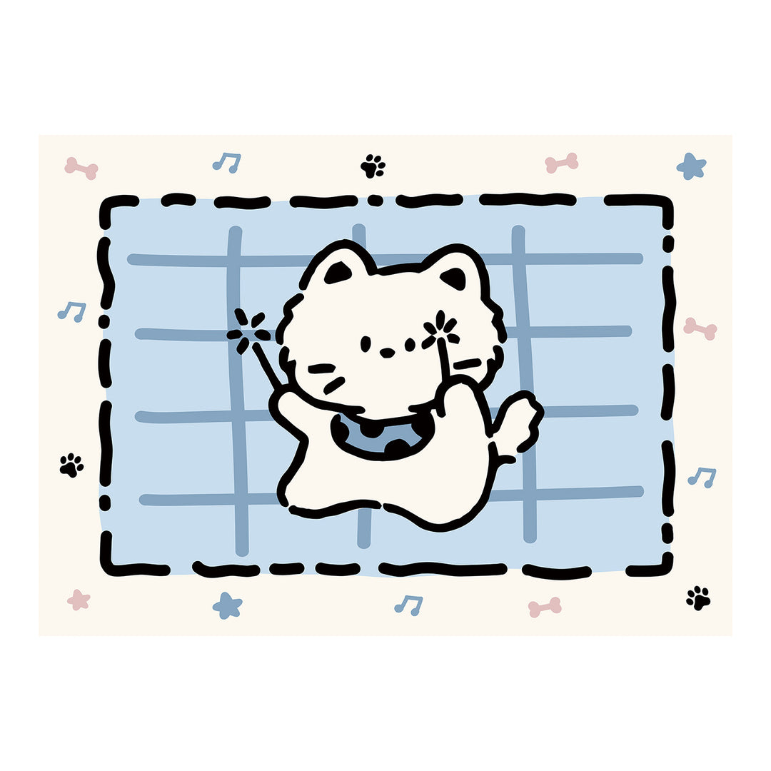 Cute Cartoon Pet Comfort Mat Bowlift
