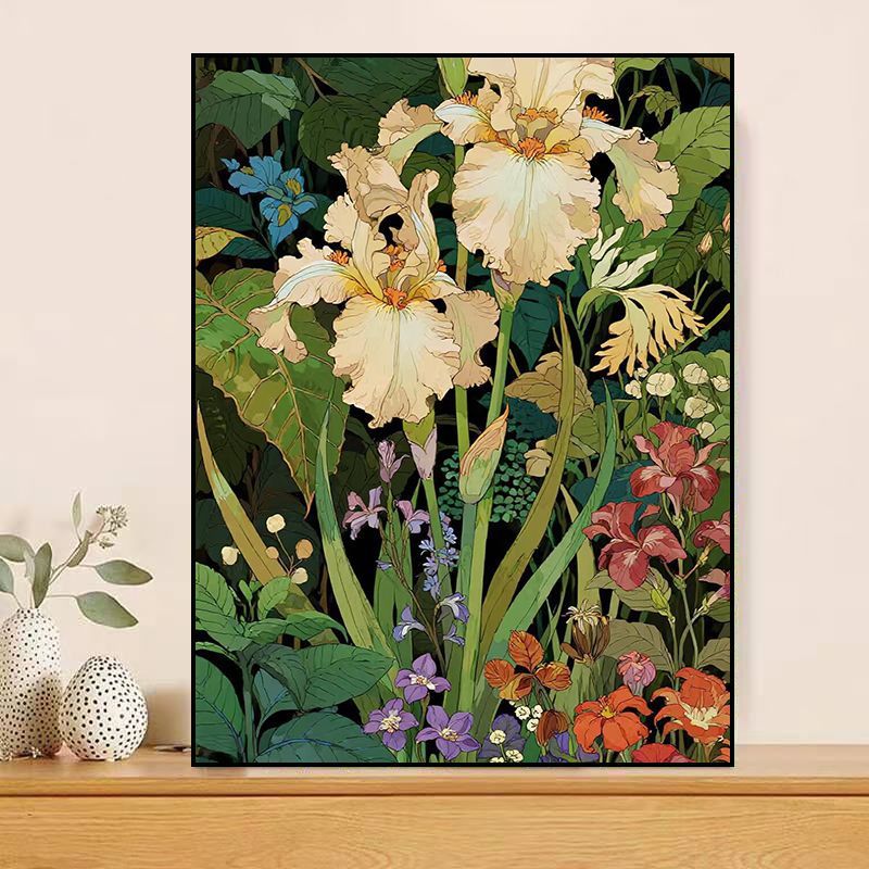 Floral-Themed Canvas Artwork Bowlift
