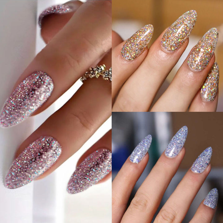 Glittering Stiletto Press-On Nail Set Bowlift