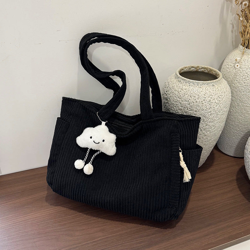 WoVersatile Corduroy Tote Bag Bowlift