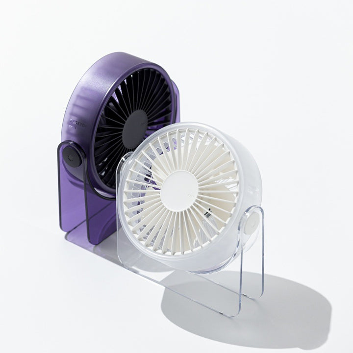 Unisex compact portable USB fan with adjustable head and quiet motor Bowlift