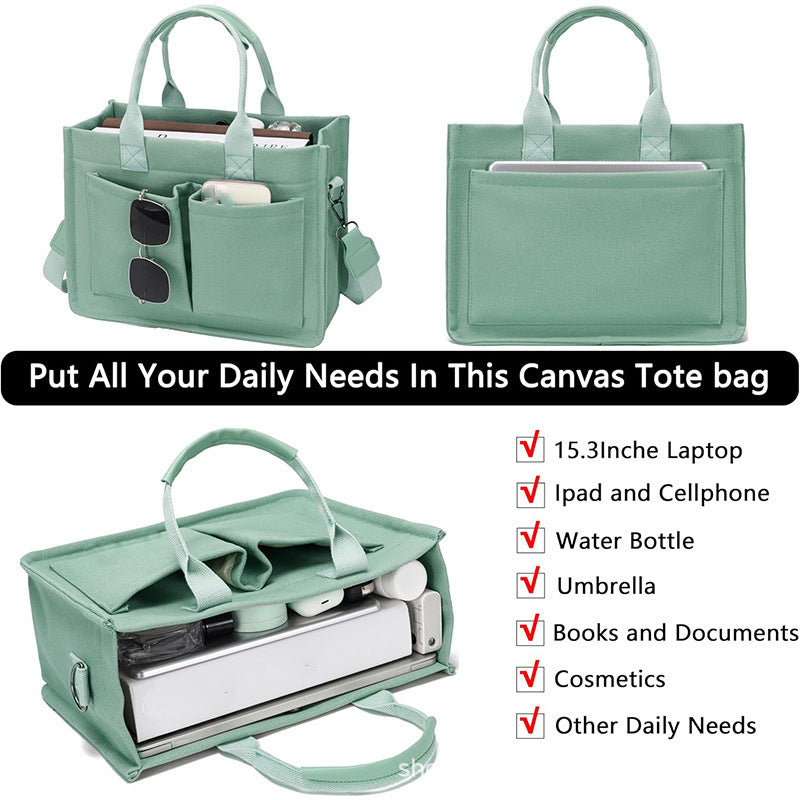 Multifunctional tote bag with separate compartments Bowlift