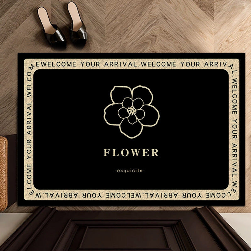 Unisex Elegant Floral Welcome Mat Bowlift