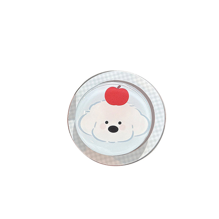 Playful refrigerator magnet with dog design Bowlift