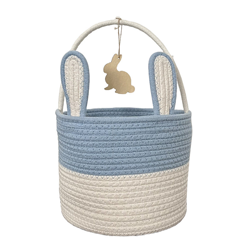Women Decorative Basket with Bunny Ear Accent Bowlift