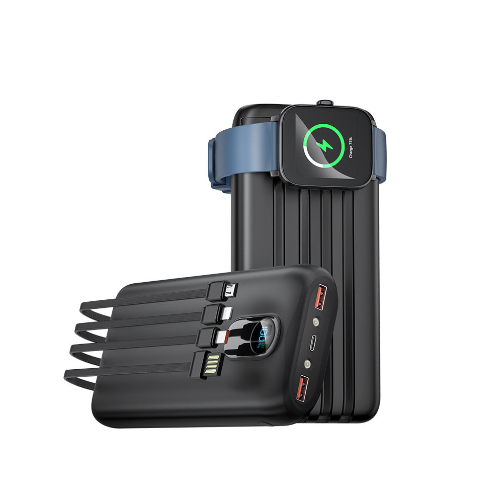Portable power bank with integrated wireless charging function Bowlift