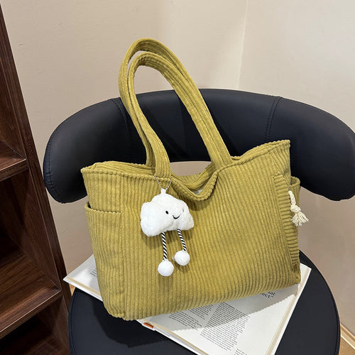 WoVersatile Corduroy Tote Bag Bowlift